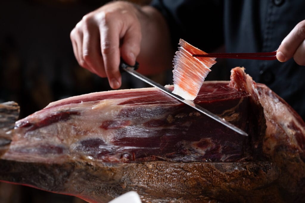 Corte a cuchillo de jamón