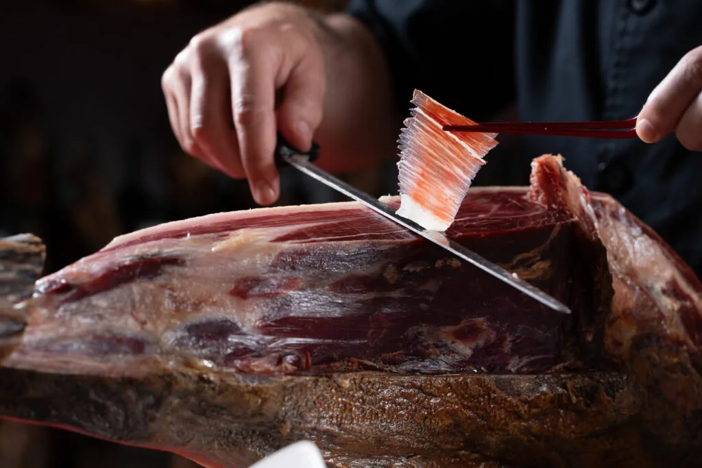 Corte a cuchillo de jamón